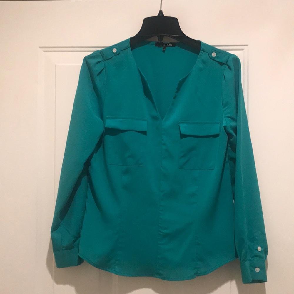 Beautiful Turquoise Blouse by Tart - Size M